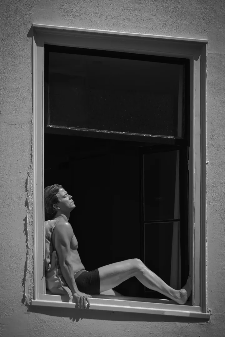 ManInTheWindowB&W