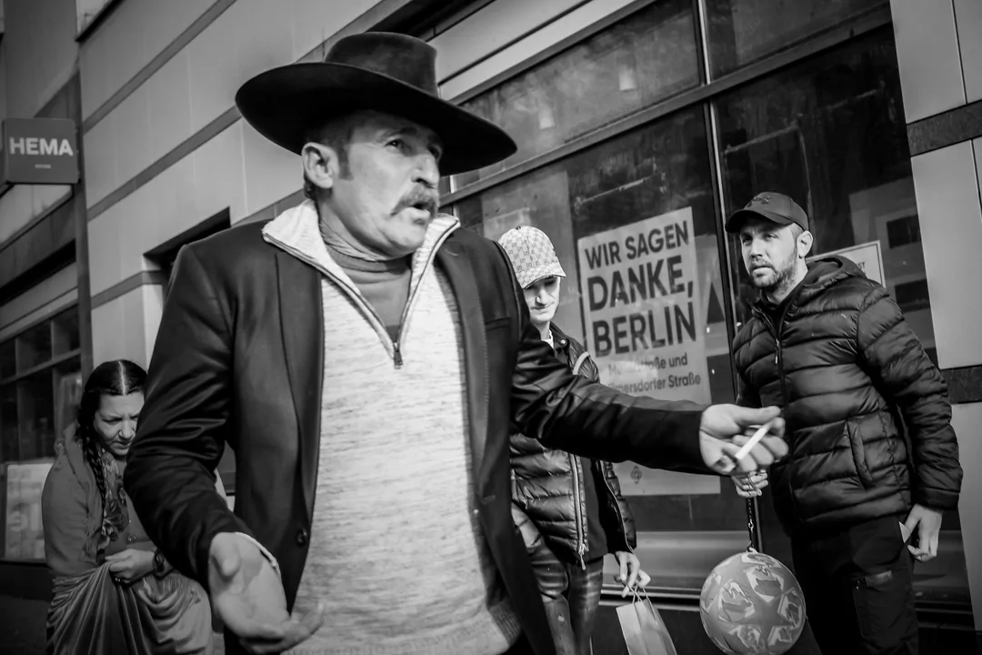 Straatfoto genomen in Berlijn