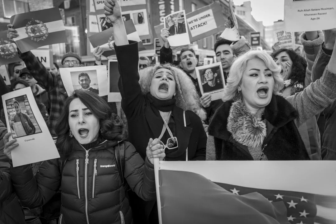 Protest iraniërs Januari 2026 Eindhoven